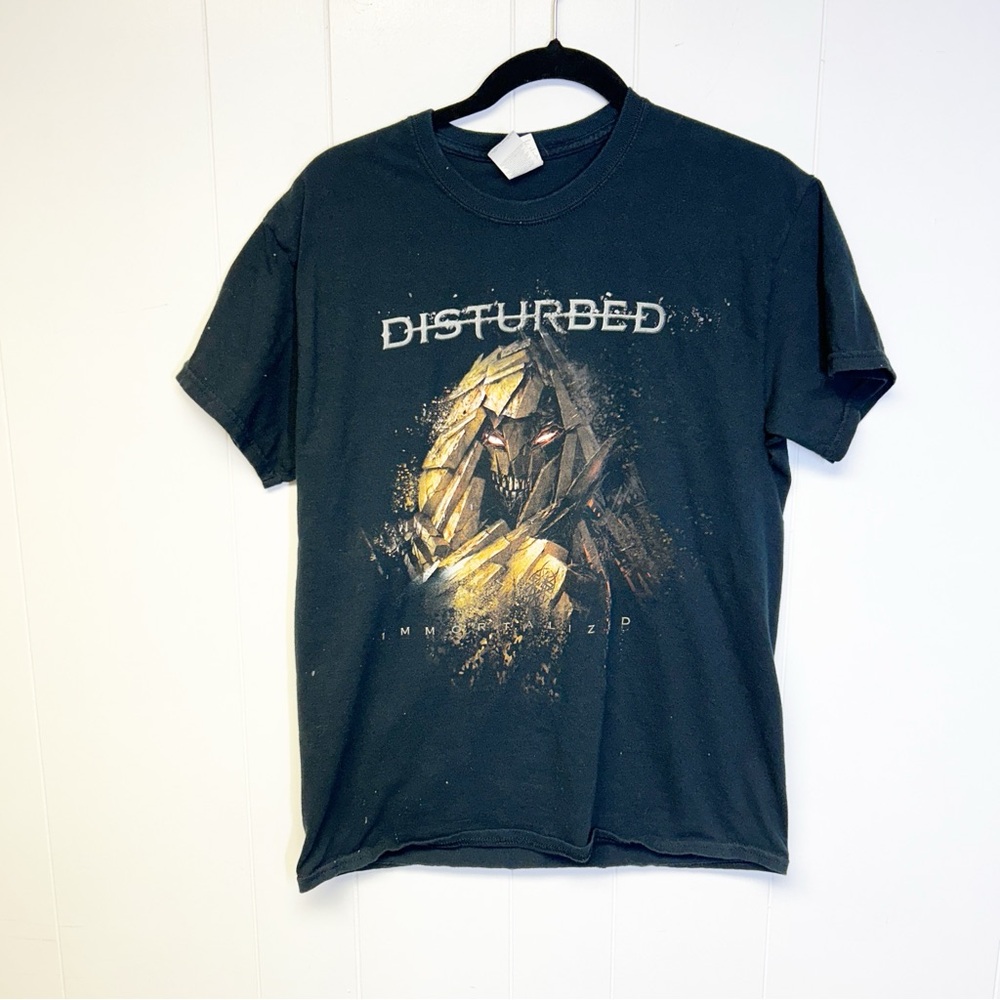 Disturbed 2016 Tour Tee Black Short Sleeve Medium
